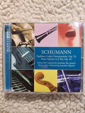 Schumann Papillons Fantasiestucke Piano Quintet BBC Jonathan Biss CD
